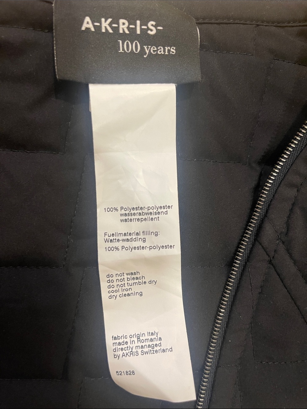 Akris Punto Black Quilted Long Puffer Under Coat - Picture 3 of 8